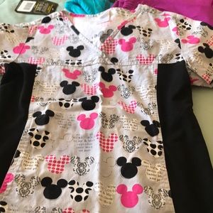 Nursing /Medical scrubs , stretch XS Disney Brand